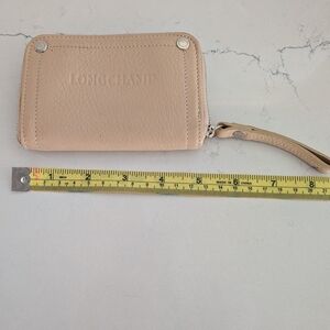 Longchamp Beige Leather Wristlet